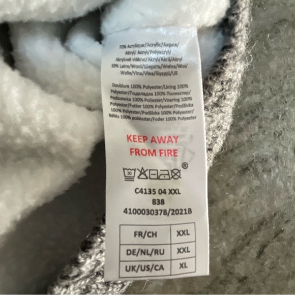 AtlasForMen Men's Sherpa-Lined Full Zip Jacket Size XXL (N1) - Picture 8 of 8